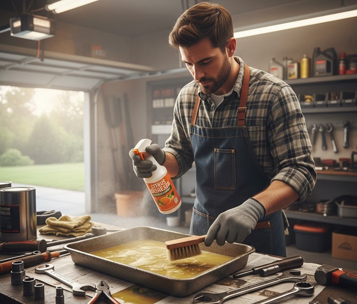 natural citrus solvent and de-greaser