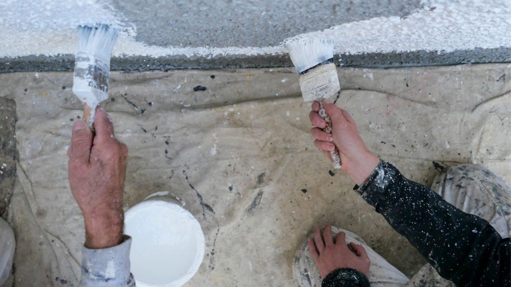 ways to paint pebbledash